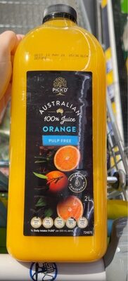 100% Orange Pulp Free Juice 2L