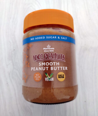 100% Peanuts Smooth Peanut Butter